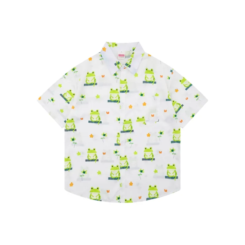 ROBINHOOD Shirt Unisex Frog White-0