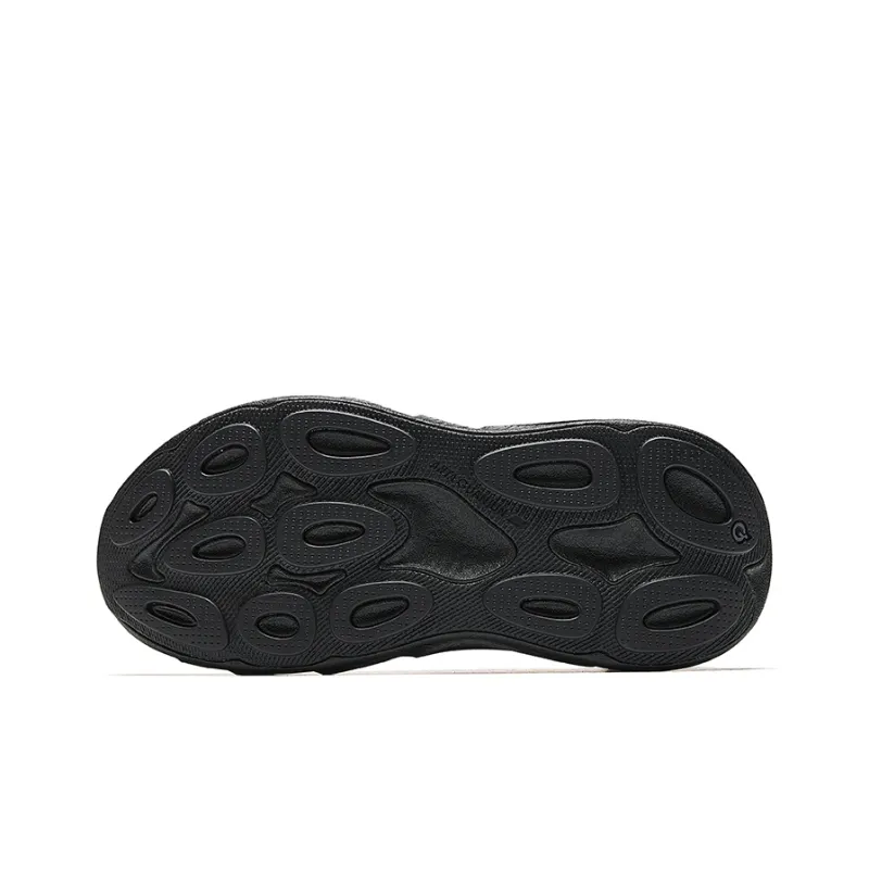 Anta Riding The Wind 2 Anti Slip Wear Resistant Low Top Casual Running Shoes Women's Basic Black-4