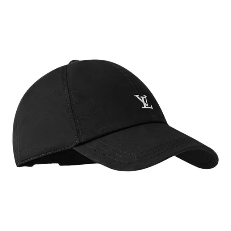LOUIS VUITTON Cotton, Cotton Fabric Baseball Caps Women's Black-1