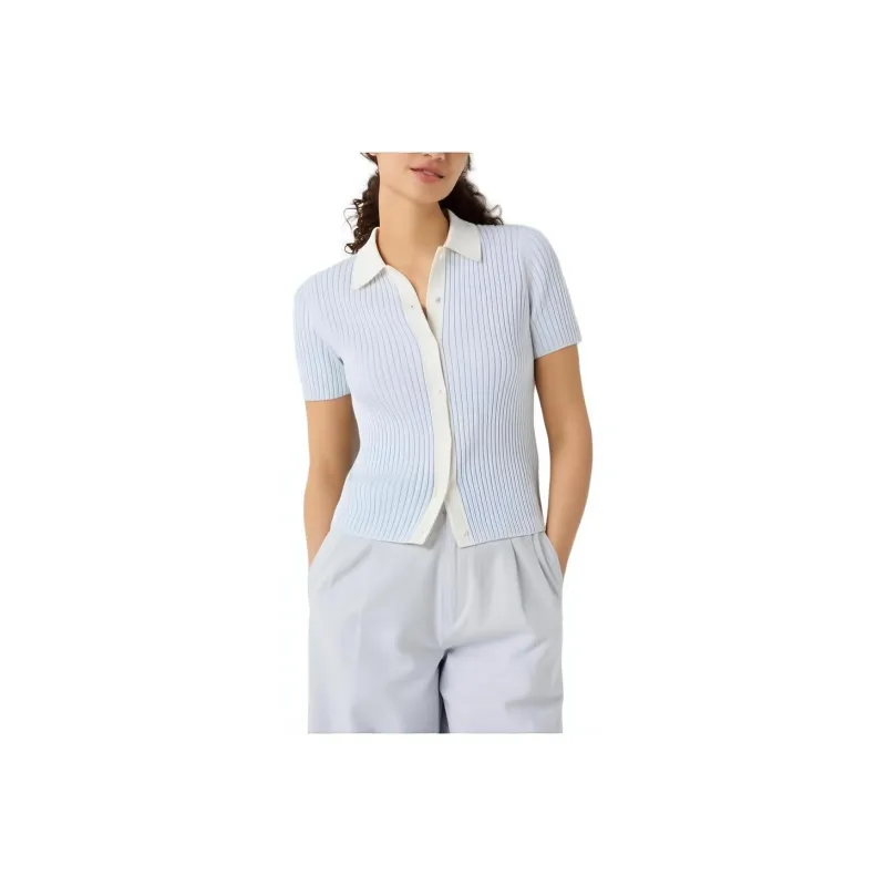 Ines De La Fressange X UNIQLO X Ines De La Fressange Knitwear Women's Aqua Blue-0