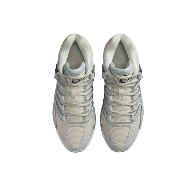 Nike KD 18 Anti Slip Wear Resistant Low Top Basketball Shoes Men's Gray White-5
