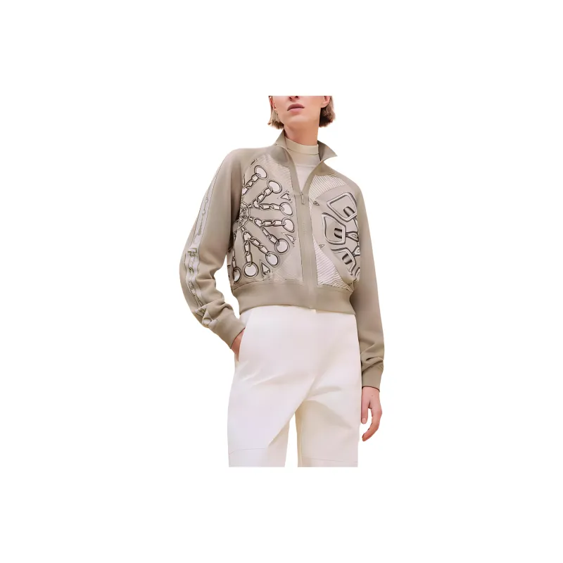 HERMES Jackets Coats Women's Beige-0