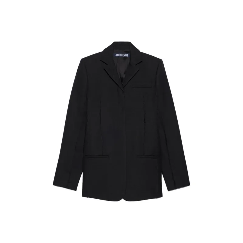 Jacquemus La Veste Caraco Blazer Black-4