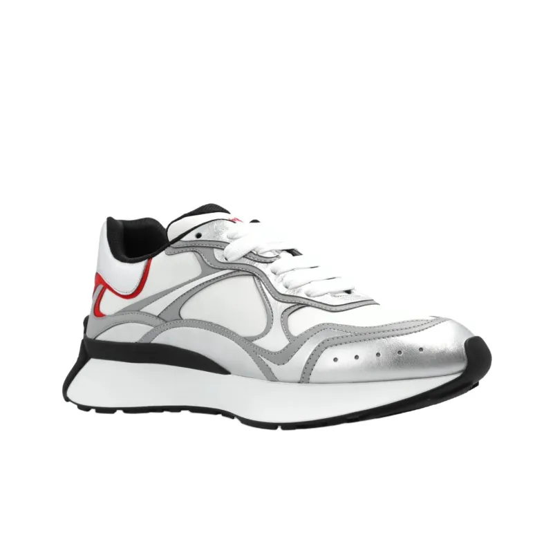 Alexander McQueen Low Top Casual Shoes Men's White-3
