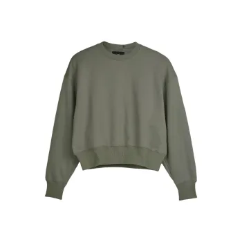 Adidas Sweatshirt Women's Gray Stone Green