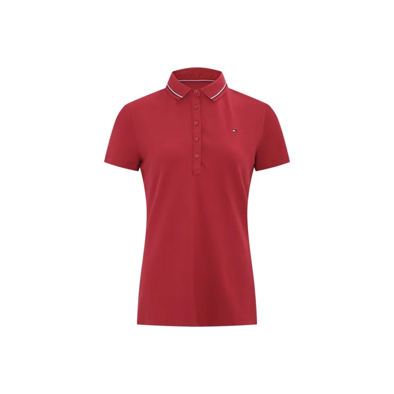 Tommy Hilfiger Polo Shirt Women's True Red 600-0
