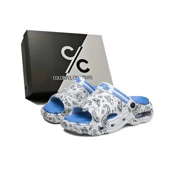 Colorful Creations Beach Sandals Men's Box
