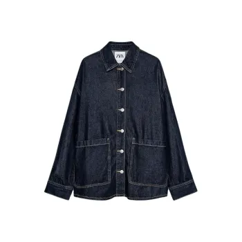 ZARA Trf Shirt Women's Deep Indigo