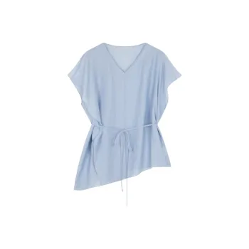 IHIMI Shirts Women's Aqua Blue