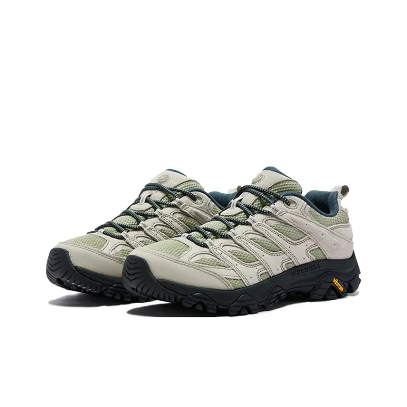MERRELL MOAB 3 Anti Slip Wear Resistant Low Top Hiking Shoes Men's Light Green-1