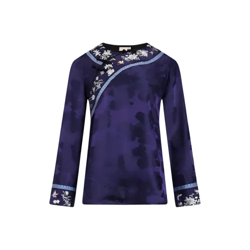 A LIFE ON THE LEFT Shirt Women's Dark Purple