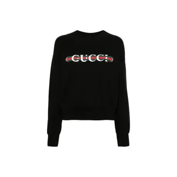 GUCCI Web print Sweatshirt