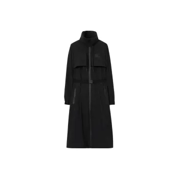 Burberry EKD print Belted Parka