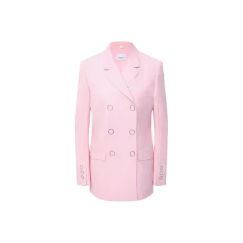 Burberry Business Suits Coats Women's Pink