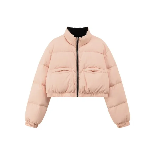 CHUU Down Jacket Women's Gray Pink-0