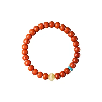 ZHIZUO Southern Red Agate Bracelets Unisex
