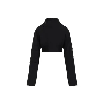 RICK OWENS Anthem Flight Bomber Jacket Black