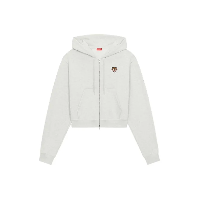 KENZO Lucky Tiger Zip-up Hoodie-0