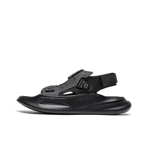Mulinsen Lightweight Outdoor, Handcrafted Sewing, Lightweight Balance, Commuting Coverage Beach Sandals Men's