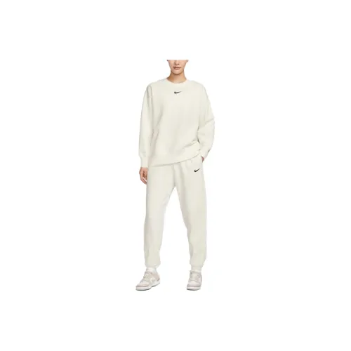Nike FW24 PHNX FLC OS LONG CRE Sweatshirt Women's Ecru
