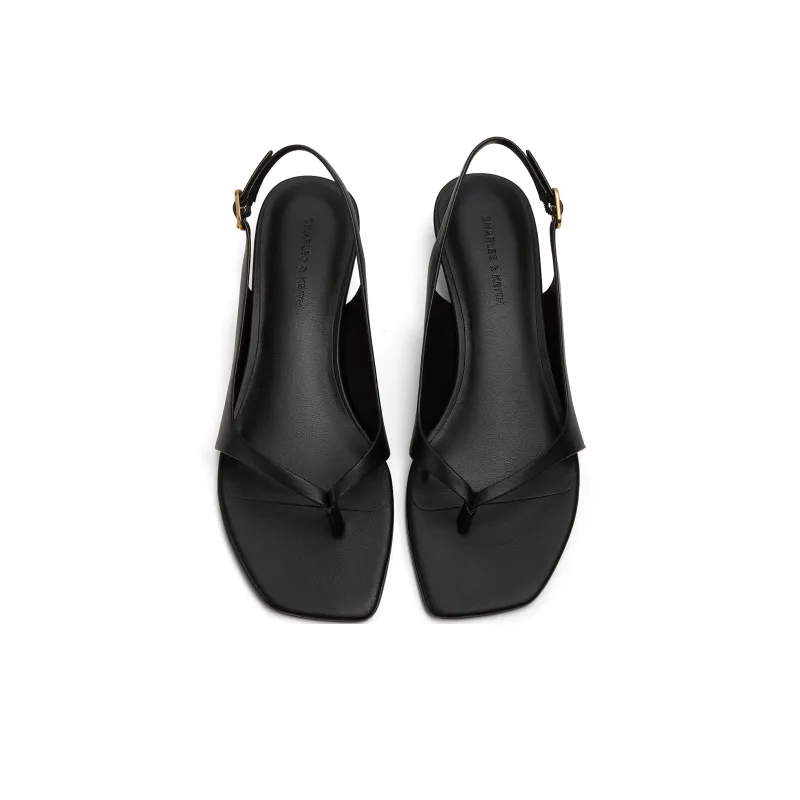 CHARLES&KEITH Small Ck One Strap Sandals 4cm Women's-5