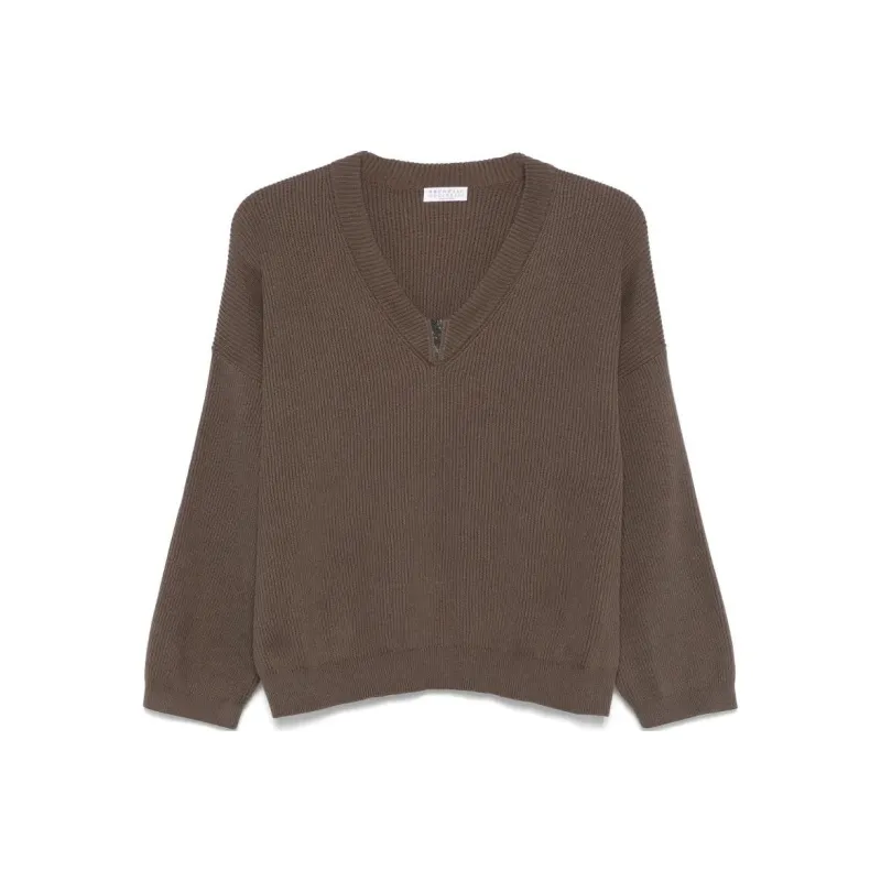 Brunello Cucinelli Ribbed Sweater-0