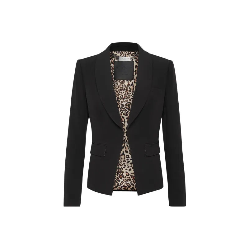 PHILIPP PLEIN SS23 Business Suit Coat Women's Black-0