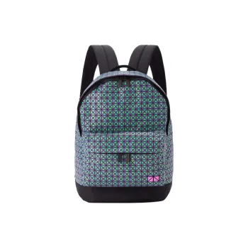 ISSEY MIYAKE Kuro Polyurethane Backpack Unisex Green
