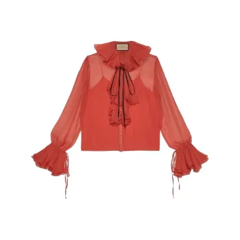 GUCCI Shirts Women's Red