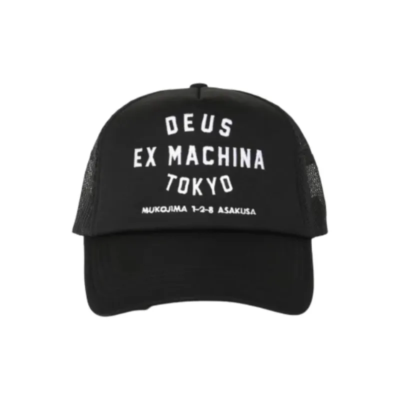 Deus Ex Machina Venice Address embroidered Baseball Cap-0