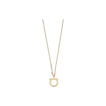 Ferragamo Large Gancini Pendant Necklace