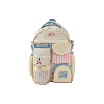 Bywhich Nylon Backpack Women's Ecru/Blue