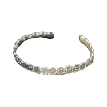 SALE E PEPE 925 Sterling Silver Bangles Unisex Silver
