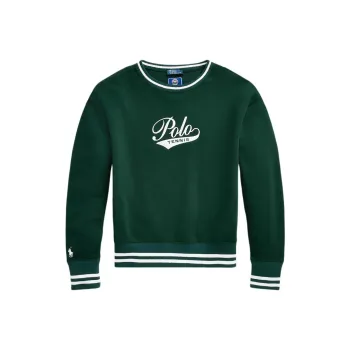 Polo Ralph Lauren Wimbledon Tennis Open Collection SS24 Sweatshirt Women's Moss Agate