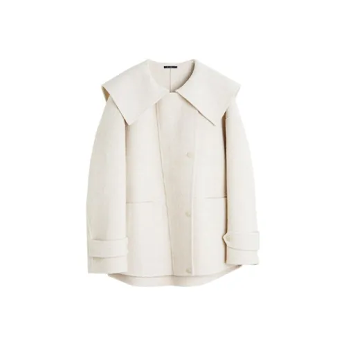 ELLE Coats Women's Light Khaki