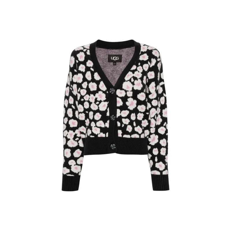 UGG W Shaina Floral-intarsia Cardigan-0