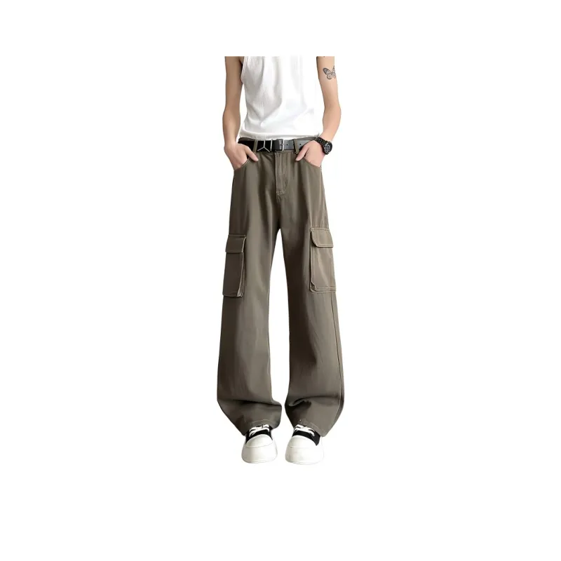 BENGEN Jeans Unisex Brown-0