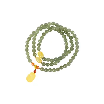 WUMZK Hetian Jade Bracelets Green Jade Women's