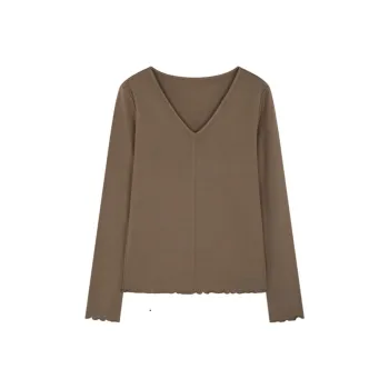 Mo Han Yi Mei Knitwear Women's Coffee
