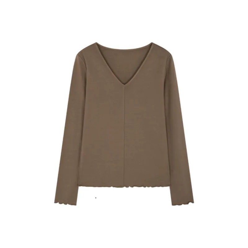 Mo Han Yi Mei Knitwear Women's Coffee-0