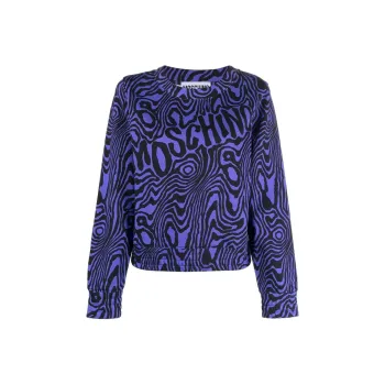 MOSCHINO Sweatshirt Women's Iron Blue