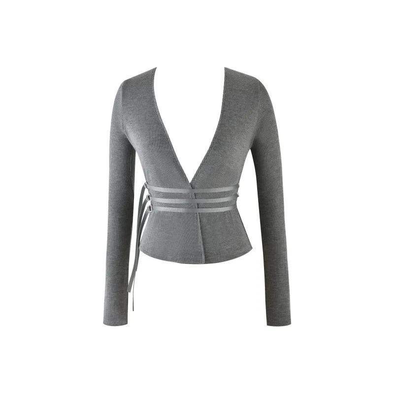I.AM.GIA TESSA TOP Knitwear Women's Gray-0