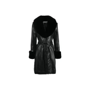 ALICE+OLIVIA Coats Women's Black