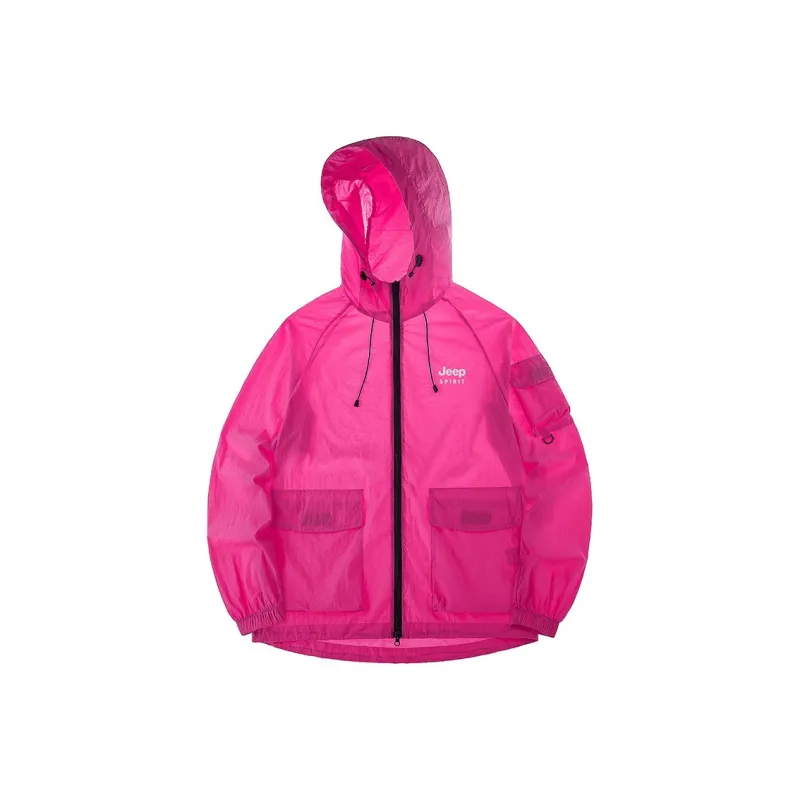 JEEP SPIRIT Windproof Breathable UV Protection Waterproof Sun Protection Sun Protection Clothing Unisex-5