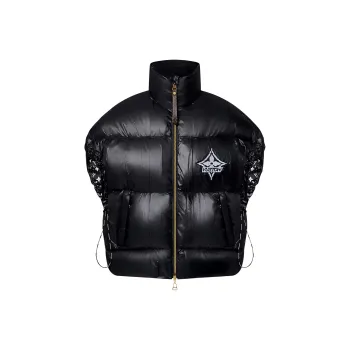 LOUIS VUITTON Drawstring Detail Technical Puffer Gilet