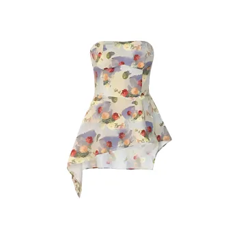 GLEE DIARY Strapless Top Women's