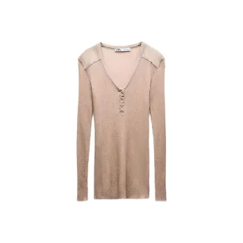 ZARA Knitwear Women's Pink