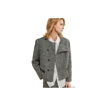 ELLE Jackets Women's Black White