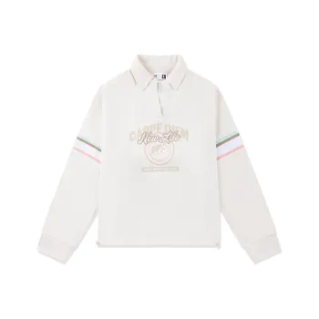 QIAODAN Sweatshirt Women's Cream White
