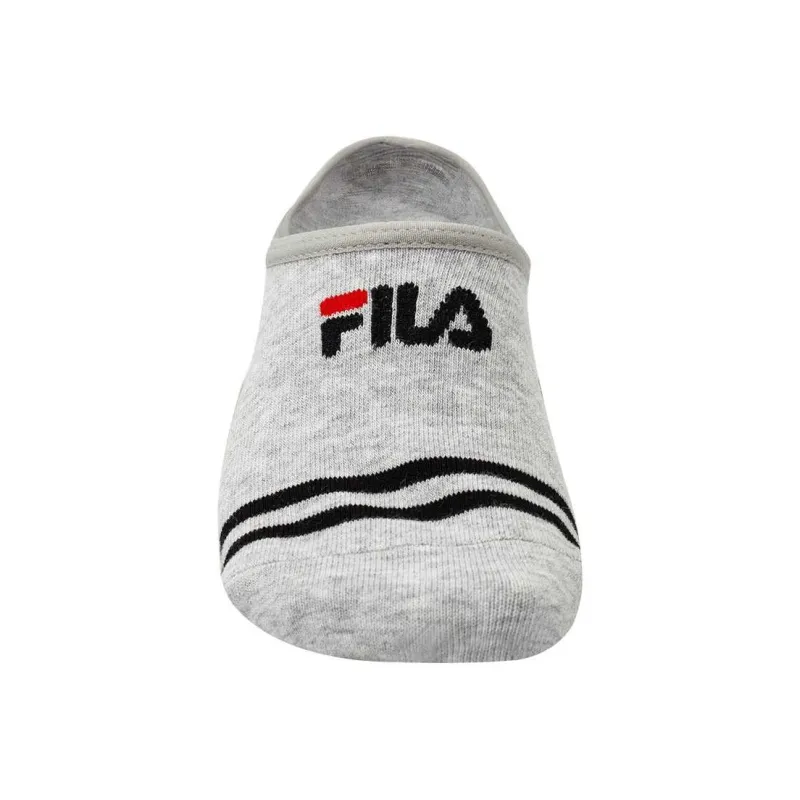 FILA FUSION No Show Socks Men's 1 Pack Gray-2